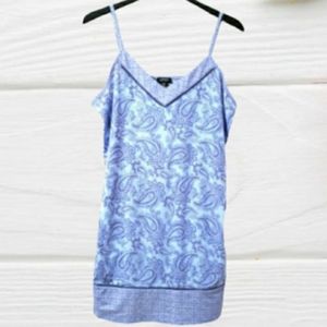 JONES NEW YORK Night Gown Lavendwler Paisley Large